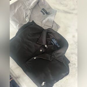 Ralph Lauren Black and Gray Shirt Jackets